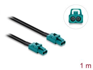 DELOCK Kabel Mini FAKRA Z Bu dual zu FAKRA Z Bu dual