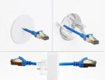 DeLOCK Silikon Kabeldurchführung rund Ø 65 mm zur Wandmontage / Tischmontage weiß