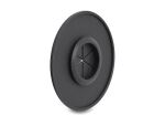 DeLOCK Silikon Kabeldurchführung rund Ø 65 mm zur Wandmontage / Tischmontage weiß / schwarz