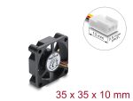 DELOCK Axiallüfter 5 V DC, 35 x 35 x 10 mm schwarz