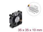 DELOCK Axiallüfter 5 V DC, 35 x 35 x 10 mm schwarz