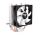 Thermaltake Contac 9 SE Prozessor Luftkühlung 9,2 cm Schwarz, Weiß