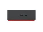 Lenovo 40B00300EU laptop-dockingstation & portreplikator Kabelgebunden Thunderbolt 4 Schwarz, Rot