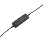 Logitech H570e Kopfhörer Kabelgebunden Kopfband Büro/Callcenter USB Typ-A Schwarz
