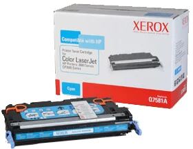 XEROX Toner cyan Q7581A CLJCP3505/CLJ3800