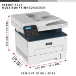 Xerox B225 A4 34 Seiten/Min. Wireless Duplex Kopie/Druck/Scan PS3 PCL5e/6 Automatischer Vorlageneinzug 2 Behälter Gesamt 251 Blatt