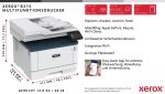 Xerox B315 A4 40 Seiten/Min. Wireless Duplex Kopie/Druck/Scan/Fax PS3 PCL5e/6 2 Behälter 350 Blatt