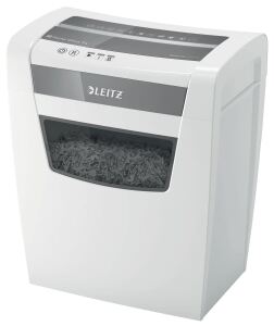 Leitz IQ Home Office P-4 Aktenvernichter Partikelschnitt-Zerkleinerung 58 dB 22 cm Weiß