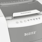 Leitz 80110000 Aktenvernichter Kreuzschreddern 55 dB 22 cm Grau, Weiß