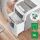Leitz 80110000 Aktenvernichter Kreuzschreddern 55 dB 22 cm Grau, Weiß