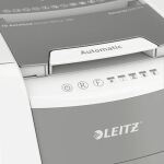 Leitz 80120000 Aktenvernichter Mikrogeschnittene Zerkleinerung 55 dB 22 cm Grau, Weiß