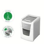Leitz 80120000 Aktenvernichter Mikrogeschnittene Zerkleinerung 55 dB 22 cm Grau, Weiß