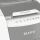 Leitz 80130000 Aktenvernichter Kreuzschreddern 55 dB 22 cm Grau, Weiß