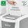Leitz 80130000 Aktenvernichter Kreuzschreddern 55 dB 22 cm Grau, Weiß