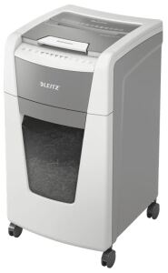 Leitz 80150000 Aktenvernichter Kreuzschreddern 55 dB 22 cm Grau, Weiß