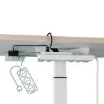 Leitz 65340001 Stehschreibtisch Dunkles Grau