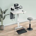 Leitz 65340001 Stehschreibtisch Dunkles Grau
