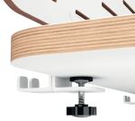 Leitz 65490000 Schreibtischablage MDF-Platten, Recycelbarer Kunststoff, Gummi Weiß