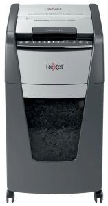Rexel AutoFeed+ 300M Aktenvernichter Mikrogeschnittene Zerkleinerung 55 dB 23 cm Schwarz, Grau