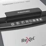 Rexel Optimum AutoFeed+ 150X A Aktenvernichter Kreuzschreddern 55 dB 22 cm Schwarz, Grau
