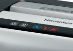 Rexel Momentum X308 Aktenvernichter Partikelschnitt-Zerkleinerung 70 dB Schwarz, Grau