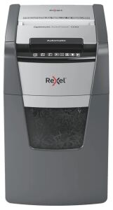Rexel AutoFeed+ 130M Aktenvernichter Mikrogeschnittene Zerkleinerung 55 dB Schwarz, Grau