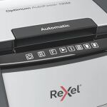 Rexel AutoFeed+ 130M Aktenvernichter Mikrogeschnittene Zerkleinerung 55 dB Schwarz, Grau