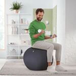 Leitz Active Sitzball 65cm Sitting ball Grau