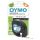 DYMO Original LetraTag Etikettenband| schwarz auf weiß | 12 mm x 4 m | selbstklebendes Kunststoff Schriftband | für LetraTag-Beschriftungsgerät