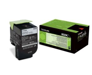 Lexmark 802K Tonerkartusche 1 Stück(e) Original Schwarz