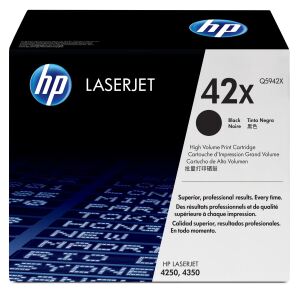 HP 42X High Yield Black Original LaserJet Toner Cartridge Tonerkartusche 1 Stück(e) Schwarz