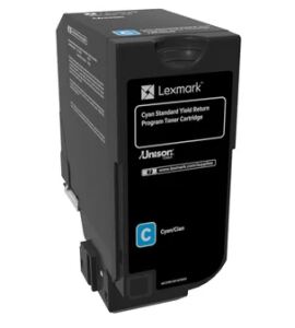 Lexmark 74C2SC0 Tonerkartusche 1 Stück(e) Original Cyan