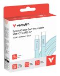 Verbatim 30276 USB Kabel USB 2.0 1,2 m USB C 0,48 Gbit/s 100 W Blau