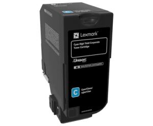 Lexmark 74C2HCE Tonerkartusche 1 Stück(e) Original Cyan