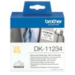 Brother DK-11234 Druckeretikett Weiß Selbstklebendes Druckeretikett
