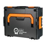 Brother ZPTOUCHLBOXXKOMPL Ausrüstungstasche/-koffer Hartschalenkoffer Schwarz, Orange