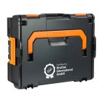 Brother ZPTOUCHLBOXXKOMPL Ausrüstungstasche/-koffer Hartschalenkoffer Schwarz, Orange