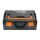 Brother ZPTOUCHLBOXXKOMPL Ausrüstungstasche/-koffer Hartschalenkoffer Schwarz, Orange