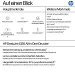 HP DeskJet 4320 Wireless All-in-One Farbe Drucker, Instant Ink