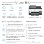 HP Smart Tank 7305 Wireless All-in-One Farbe Drucker, Beidseitiger Druck; Kopierer, Scanner