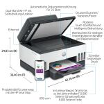 HP Smart Tank 7605 Wireless All-in-One Farbe Drucker, Beidseitiger Druck; Kopierer, Scanner