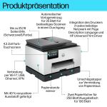 HP OfficeJet Pro 9130b Wireless All-in-One Farbe Drucker, Beidseitiger Druck; Kopierer, Scanner
