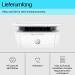 HP LaserJet M140w Wireless Multifunction Schwarzweiß Drucker, Kopierer, Scanner