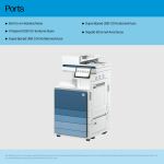 HP LaserJet Enterprise 8601dn Multifunction Schwarzweiß Drucker, Nur Ethernet; Duplex; Kopierer, Scanner
