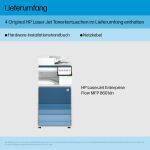 HP LaserJet Enterprise 8601dn Multifunction Schwarzweiß Drucker, Nur Ethernet; Duplex; Kopierer, Scanner