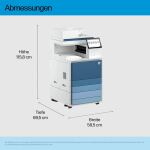 HP LaserJet Enterprise 8601dn Multifunction Schwarzweiß Drucker, Nur Ethernet; Duplex; Kopierer, Scanner