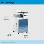 HP LaserJet Enterprise 8801dn Multifunction Farbe Drucker, Nur Ethernet; Duplex; Kopierer, Scanner