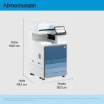 HP LaserJet Enterprise 8801z Multifunction Farbe Drucker, Nur Ethernet; Duplex; Kopierer, Scanner