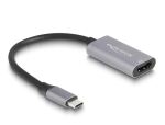 DeLOCK 60020 HDMI-Kabel 0,15 m HDMI Typ A (Standard) USB Typ-C Schwarz, Grau