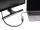 DeLOCK 60020 HDMI-Kabel 0,15 m HDMI Typ A (Standard) USB Typ-C Schwarz, Grau